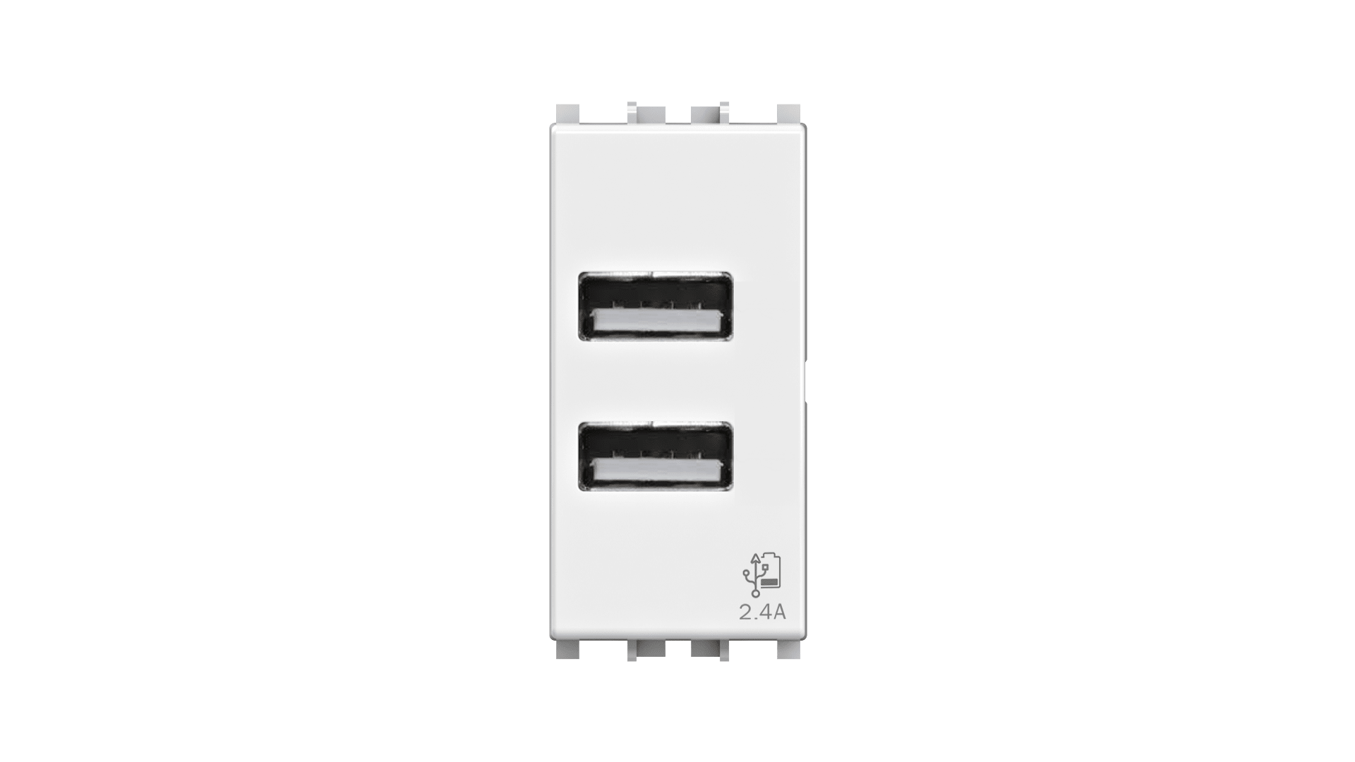 4BOX - USB 2.4 VIMAR PLANA BIANCA