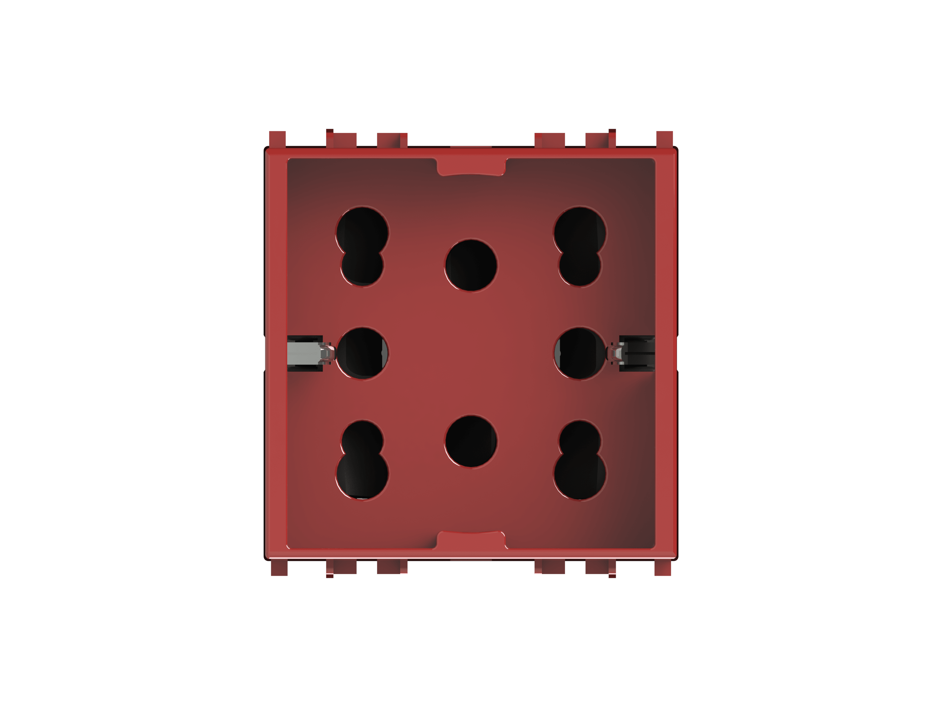 4BOX - SIDE VIMAR PLANA ROSSA