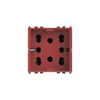 4BOX - SIDE VIMAR PLANA ROSSA