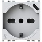 4BOX - P40 USB 3.0 VIMAR PLANA BIANCA 4B.V14.P40.USB