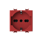 4BOX - P40 PRESA 2P+T BTICINO MATIX ROSSA