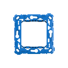 4BOX - Telaio 2 Moduli Compatibile Bticino e Vimar