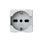 4BOX - P40 PRESA 2P+T GEWISS SYSTEM BIANCA