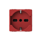 4BOX - P40 PRESA 2P+T GEWISS SYSTEM ROSSA