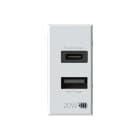 4BOX - USB 3.0 BTICINO AXOLUTE BIANCA