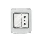 4BOX - CONTEN.IP55 2 MOD. BITAPPO E UNIKO