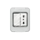 4BOX - CONTEN.IP55 2 MOD. BITAPPO E UNIKO