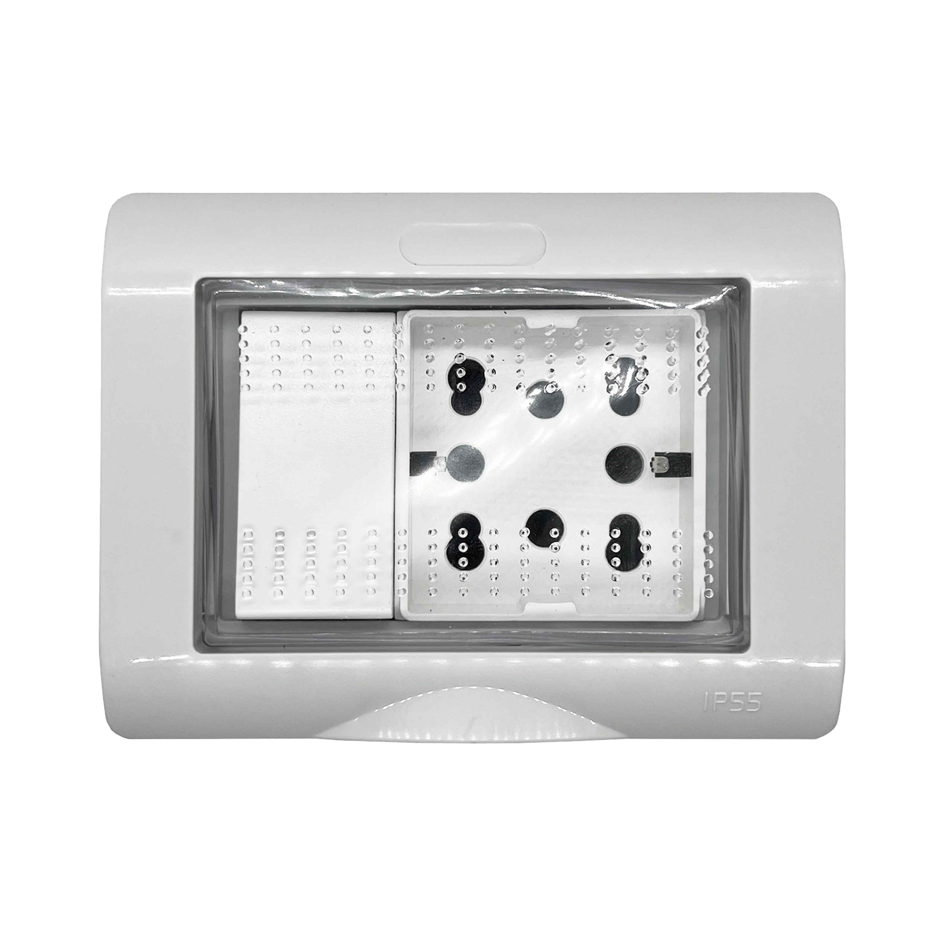 4BOX - CONTEN.IP55 3 MODULI SIDE E UNIKO