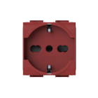 4BOX - P40 PRESA 2P+T BT LIVINGLIGHT ROSSA