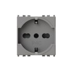 4BOX - P40 Presa P2+T Vimar Arkè Metal