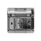 4BOX - WIDE IP55 SCHUKO BIVALENTE RAL7035 4B.W.RAL.015