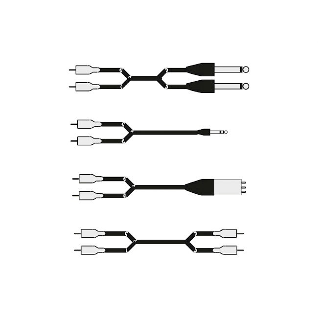 TUTONDO - CAVO COLLEG SBIL 2M SO JACK3.5 2 SP RCA