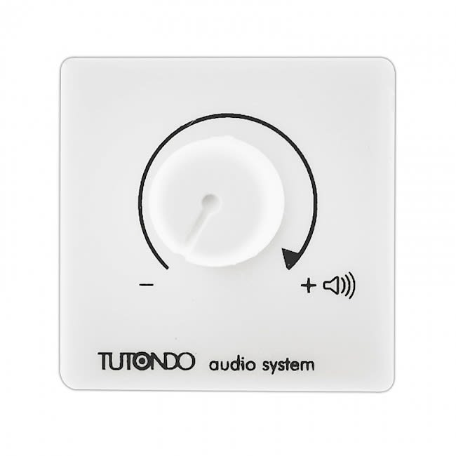 TUTONDO - COMANDO AUDIO 100V 20W BIANCO TU CZ100V20B