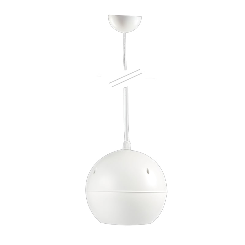 TUTONDO - DIFFUSORE PENDENTE A SFERA 100V 20W