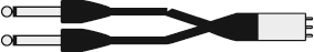 TUTONDO - CAVETTO COLLEG BIL JACK 6.3 STEREO XLR