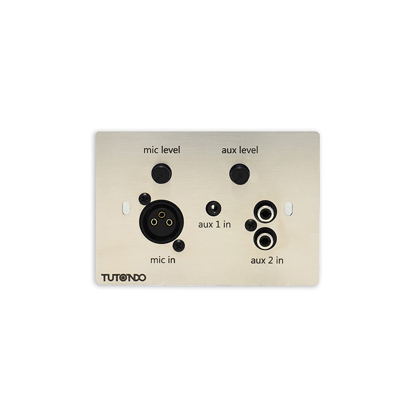 TUTONDO - MIXER DA INCASSO 1 IN XLR 1 IN AUX RCA TU MXL503