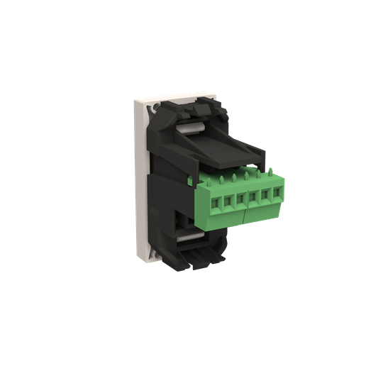 ABB - N2117.6 BL - PRESA TELEF. RJ12 CON COVER