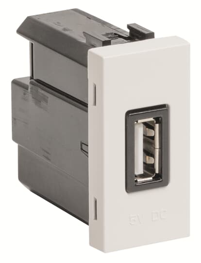 ABB - N2185.2 BL - CARIC. USB TIPO 'A' 2A