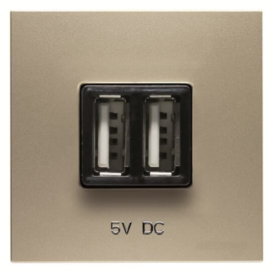 ABB - N2285 CV - CARIC. USB DOPPIO 1,5A Z1162CV