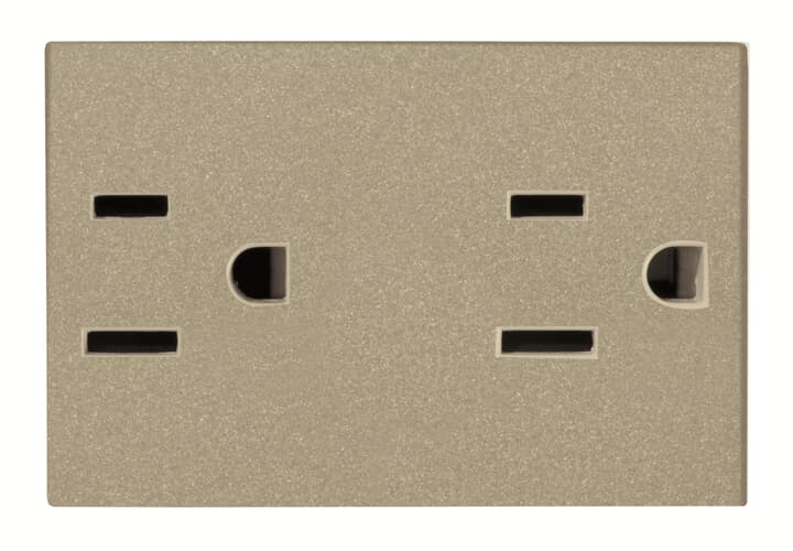 ABB - N2328 CV - PRESA DI CORR.AMERIC. DOPPIA