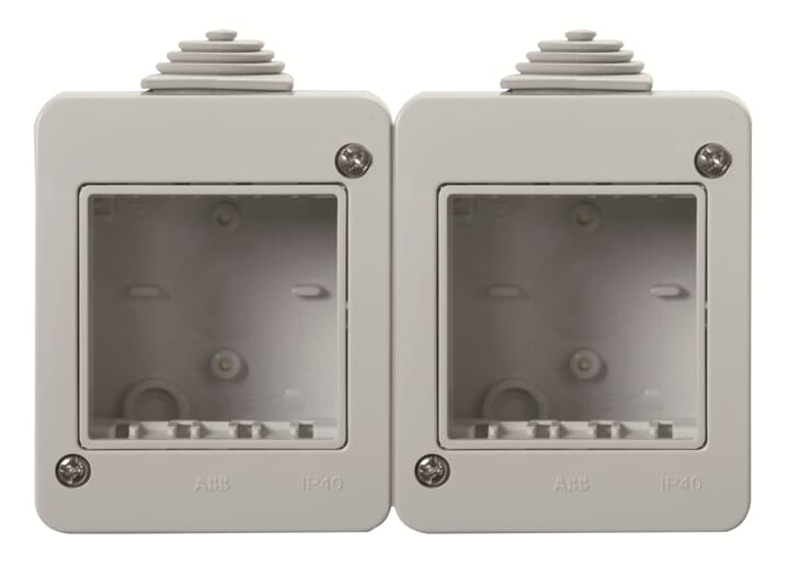 ABB - N3292.1 - SCATOLA DA PARETE IP40 2+2 M