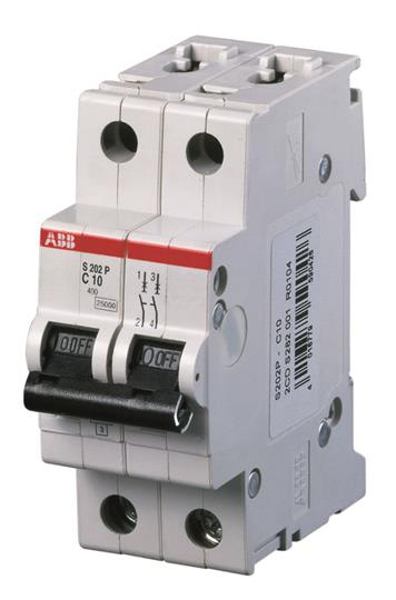 ABB - S202P C10 INTERRUTTORE AUTOMATICO 25KA 2 S590426