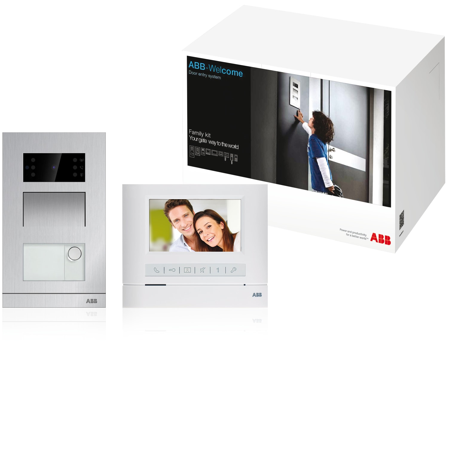 ABB - KIT MONOFAMILIARE VIVAVOCE 4,3'' BASIC WLK312B