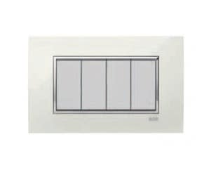 ABB - PLACCA SQUARE LUCENT BIANCO ALABASTRO 4M 2CSY0401QGP