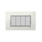 ABB - PLACCA SQUARE LUCENT BIANCO ALABASTRO 4M 2CSY0401QGP