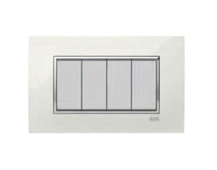 ABB - PLACCA SQUARE LUCENT BIANCO ALABASTRO 4M