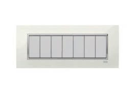 ABB - PLACCA SQUARE LUCENT BIANCO ALABASTRO 7M
