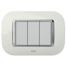 ABB - PLACCA ROUND LUCENT BIANCO ALABASTRO 3M