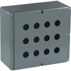 ABB - Encl 12 way blank lid without cond.ent. 080sp12sfc&pulsant.met.12 no fori cop.