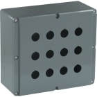 ABB - Encl 12 way blank lid without cond.ent. 080sp12sfc&pulsant.met.12 no fori cop.