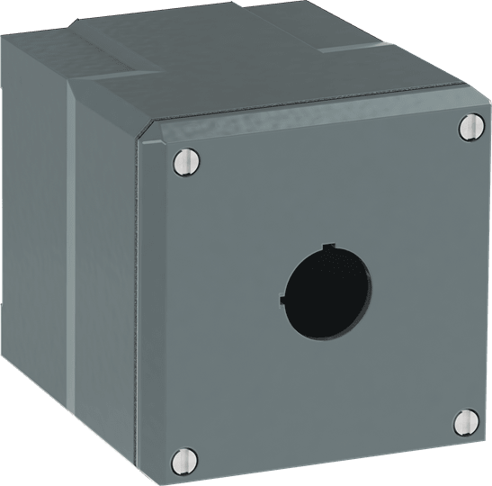 ABB - Enclosures metal 1 hole for pushbutton panel. 080SP1M