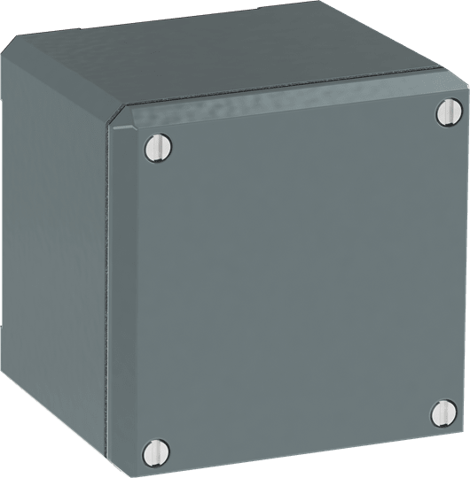 ABB - Encl 1 Hole Without Lid Cond Holes 080 Sp1 Sf & Pulsantiera Metallica 1 S/Fori