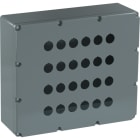 ABB - Enclosure metallica con 24 fori per pulsantiera, codice 080SP24.
