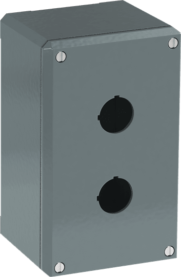 ABB - Encl 2 Holes Without Conduit Entry 080SP2SFE&PULS.MET.2fori S/F. Entr.Cavi.