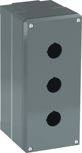 ABB - Enclosures 3way 080sp3&pulsantiera met. 3 fori.