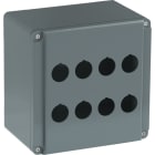 ABB - Enclosure metal 8 holes for pushbuttons.