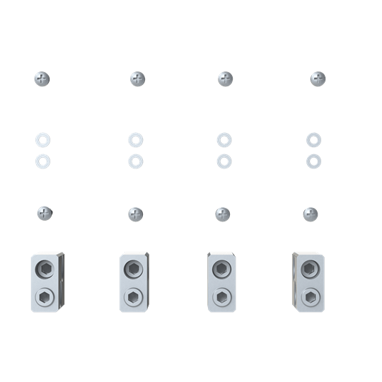 ABB - Kit FC CuAl 2x120-240mm2 XT6 4pcs - KIT FC CuAl 2x120-240mm2 XT6 4pcs.