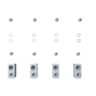 ABB - Kit FC CuAl 2x120-240mm2 XT6 4pcs - KIT FC CuAl 2x120-240mm2 XT6 4pcs.