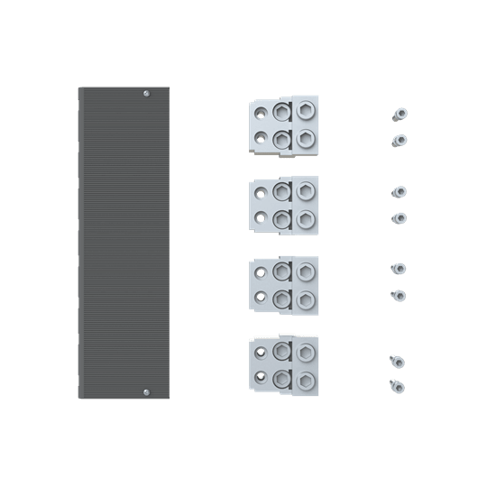 ABB - Kit FC CuAl 4x70...150mm2 XT6 4pcs per un'installazione affidabile e sicura.