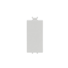 ABB - Blank cover, 1 module Blind plate with Without imprint White - Chiara COPRIFORO, 1 MODULO