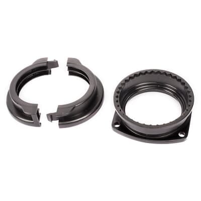 ABB - Raccordo a flangia diritto NC80 BK IP66 per una protezione affidabile.