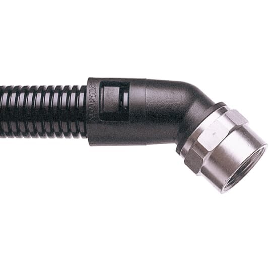 ABB - SWV.FEM.PG16 45D IP66/NC21 BLK RACC.45G GIR.NC21 PG16 PA66+OTT.BK