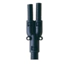 ABB - Adattatore a Y per tubi da 28mm e 21mm in materiale PA66 nero.