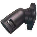 ABB - Raccordo flangiato 45 gradi girevole NC28 in PA66 GR per adattatore flangiato 45 gradi a gomito.