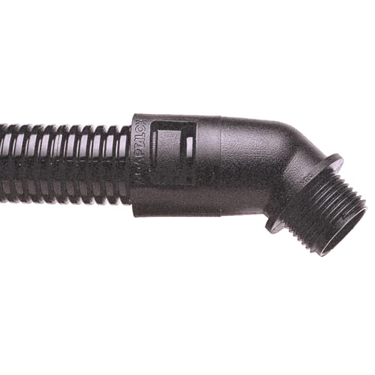 ABB - Raccordo fisso 45D PG29 IP66/NC34 PA66 nero. AL34/PG29/45/BL