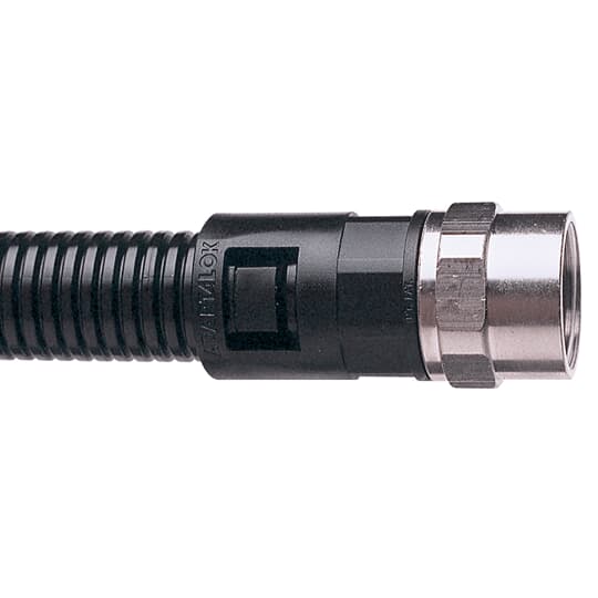 ABB - SWV.FEM.PG29 IP66/NC34 COND BLK RACCORDO DIRITTO GIRANTE NC34 PG29 PA66+OTTURATORE NERO.